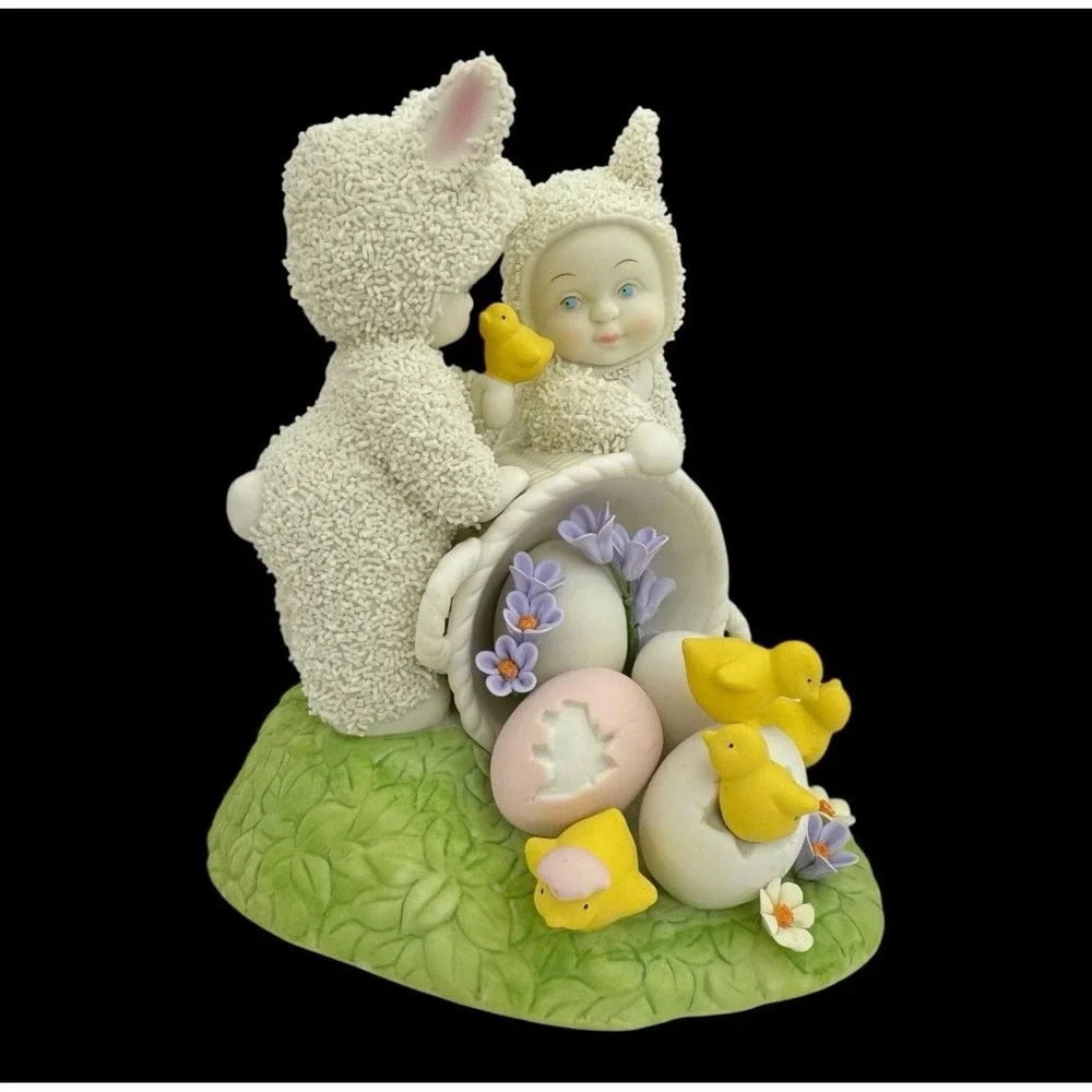 Snowbunnies charming porcelain